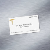 Carte De Visite Magnétique Docteur blanc (In Situ)