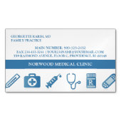 Carte De Visite Magnétique Docteur Médicale (devant)