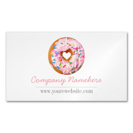 Carte De Visite Magnétique Donut (devant)