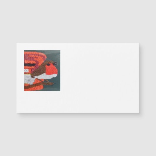Carte de visite magnétique Dotty Robin (Devant)