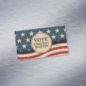 Carte De Visite Magnétique Drapeau américain (In Situ)