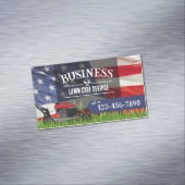 Carte De Visite Magnétique Drapeau américain pour l'entretien professionnel d (In Situ)