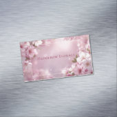 Carte De Visite Magnétique Dreamy Cherry Blossom Bokeh & Petals (In Situ)