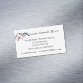 Carte De Visite Magnétique Drywall, Plâtre, Finition Sheetrock (In Situ)