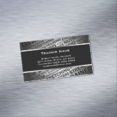 Carte de visite magnétique du formateur personnel (In Situ)