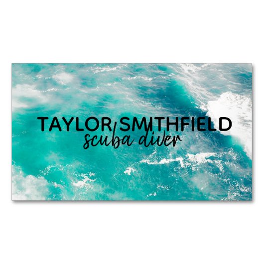 Carte De Visite Magnétique Eau (devant)