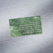 Carte De Visite Magnétique Eau au-dessus de l'herbe marine II (bleu et vert)  (In Situ)