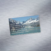 Carte De Visite Magnétique Eaux glaciaires de l'Alaska (In Situ)