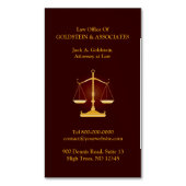 Carte De Visite Magnétique Échelle de droit (devant Vertical)