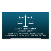 Carte De Visite Magnétique Échelle de droit (devant)