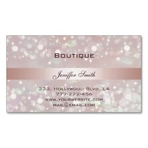 Carte De Visite Magnétique Éclairage chic professionnel élégant