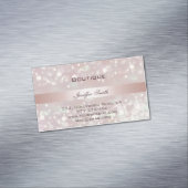 Carte De Visite Magnétique Éclairage chic professionnel élégant (In Situ)