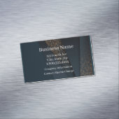 Carte De Visite Magnétique Éclairage urbain en tissu bleu foncé (In Situ)