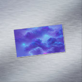 Carte De Visite Magnétique Effet ciel bleu néon (In Situ)