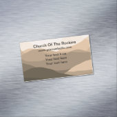 Carte De Visite Magnétique Église chrétienne Pittoresque Nature Thème (In Situ)