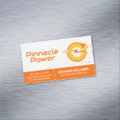 Carte De Visite Magnétique Electrical Plug | Power Energy Logo (In Situ)