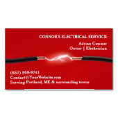 Carte De Visite Magnétique Électricien (devant)