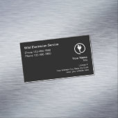 Carte De Visite Magnétique Électricien moderne unique (In Situ)