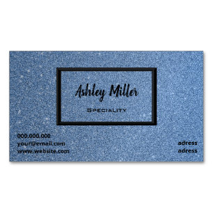 Carte De Visite Magnétique Elégant ciel bleu parties scintillant