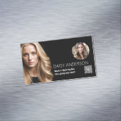 Carte De Visite Magnétique Elégant coiffeur élégant Business (In Situ)