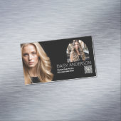 Carte De Visite Magnétique Elégant coiffeur élégant Business (In Situ)