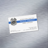 Carte De Visite Magnétique Emblème d'application de la loi sur mesure du serv (In Situ)