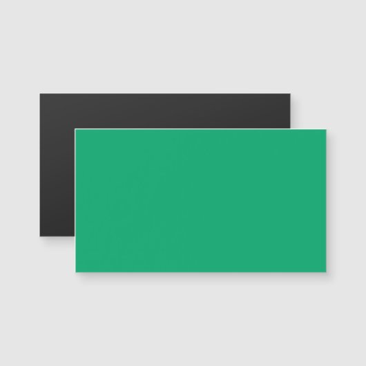 Carte de visite magnétique en jade (Devant / Derrière)