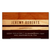 Carte De Visite Magnétique Enlèvement de charpentiers manutentionnés élégants (devant)