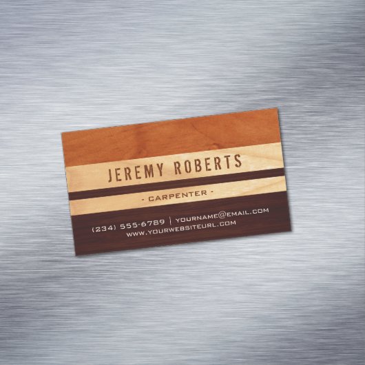 Carte De Visite Magnétique Enlèvement de charpentiers manutentionnés élégants (In Situ)