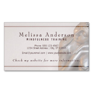 Carte De Visite Magnétique Entraînement de conscience Guérison pacifique Bo