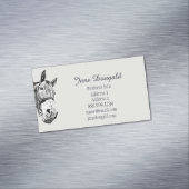 Carte De Visite Magnétique Entraîneur équestre (In Situ)