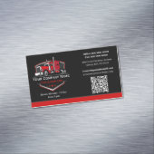 Carte De Visite Magnétique Entreprise de camionnage professionnel Code QR (In Situ)