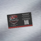 Carte De Visite Magnétique Entreprise de camionnage professionnel Code QR (In Situ)