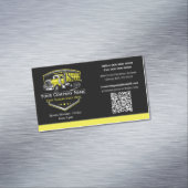 Carte De Visite Magnétique Entreprise de camionnage professionnel Code QR (In Situ)