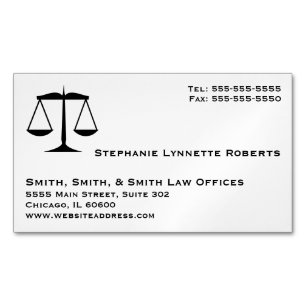 Carte De Visite Magnétique Entreprise de droit professionnelle