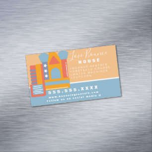 Carte De Visite Magnétique Entreprise de location de chapiteaux pour fêtes Lo