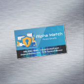 Carte De Visite Magnétique Équipe de sécurité | Cyber-codage | Technologie (In Situ)