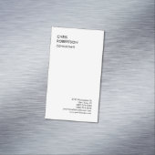 Carte De Visite Magnétique Exclusive Spéciale Noir Blanc Moderne Unique (In Situ)