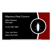 Carte De Visite Magnétique Extermination des services Conception moderne des  (devant)