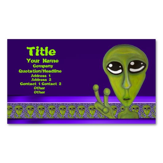 Carte De Visite Magnétique Facile Bein Green (devant)