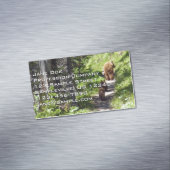 Carte De Visite Magnétique Famille d'ours Brown (In Situ)