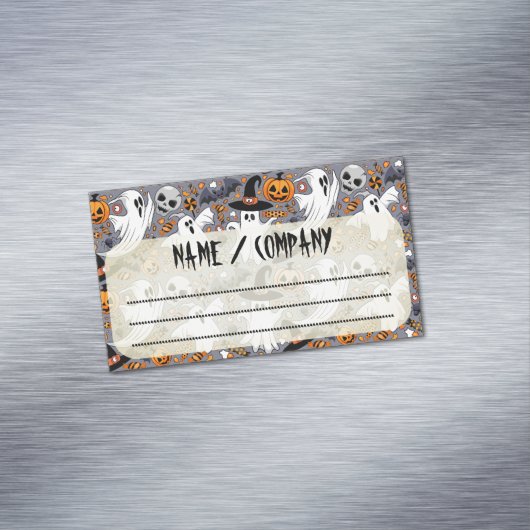 Carte De Visite Magnétique Fantômes Monstres mignons Éffrayants et Déplaisant (In Situ)