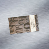 Carte De Visite Magnétique Farrier Horseshoe et Trim (In Situ)