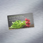 Carte De Visite Magnétique Ferme organique de radis moderne (In Situ)