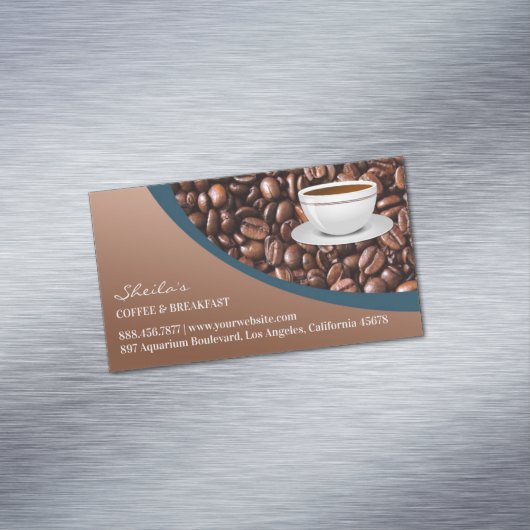 Carte De Visite Magnétique Fèves de café (In Situ)