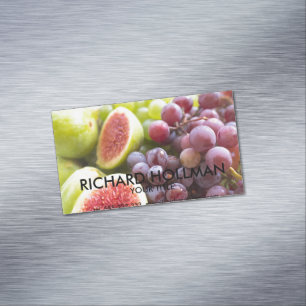 Carte De Visite Magnétique Figues fraîches et raisins