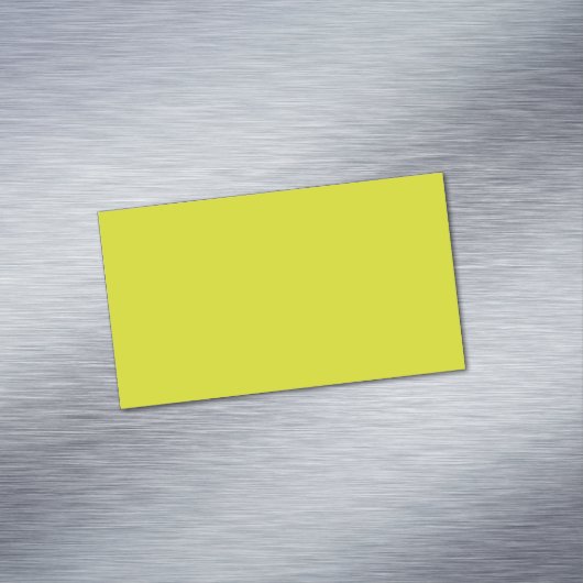 Carte De Visite Magnétique Flat Yellow Background Texture  (In Situ)