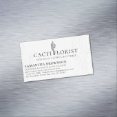 Carte De Visite Magnétique Fleur du désert de Boho Cactus (In Situ)