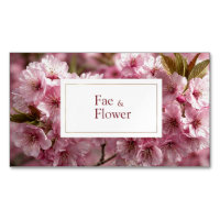 Fleurs Romantiques de Cerisier Rose Clair Floral