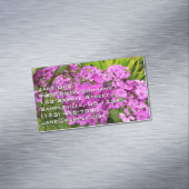 Carte De Visite Magnétique Fleurs violettes de San Francisco (In Situ)